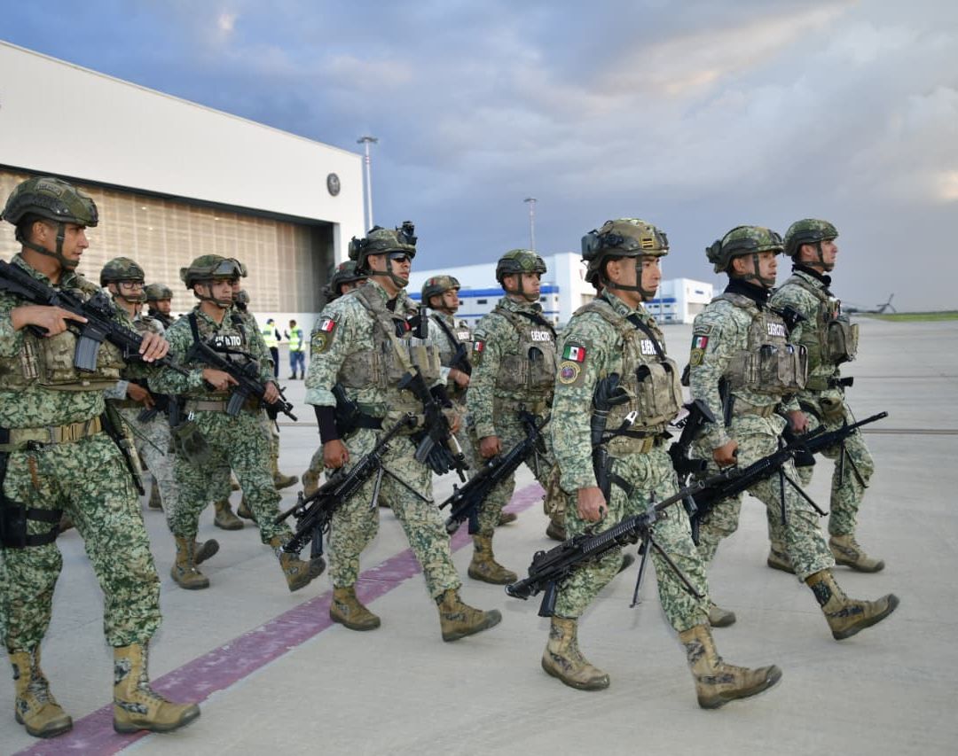 Efectivos del Cuerpo de Fuerzas Especiales del Ejército Mexicano. Foto: Sedena